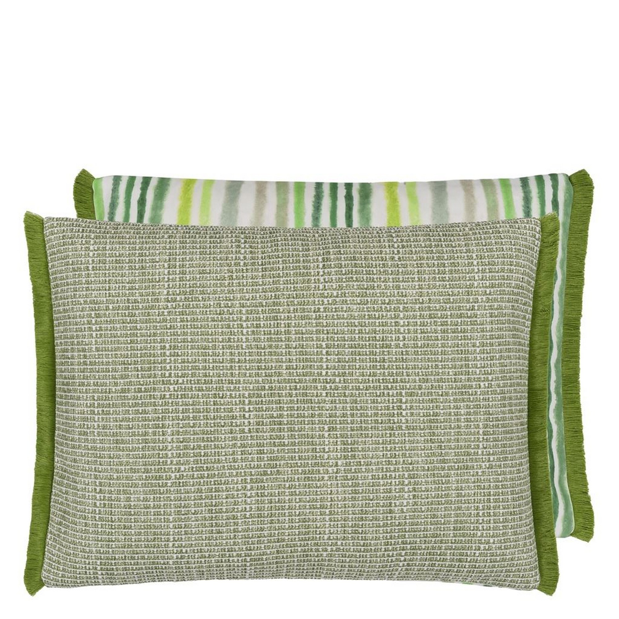 Pompano Indoor Outdoor Cushion By Designers Guild In Grass Green